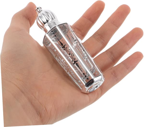 6 st parfymrollerflaska bärbar eterisk olja reseglasflaska arabisk stil rollerlock för aromaterapi