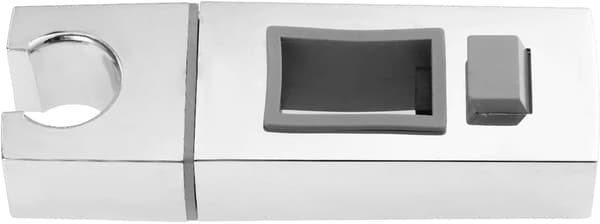 2 stk dusjhode glidende holder for skinne - 15 x 30 mm - rektangulær, S