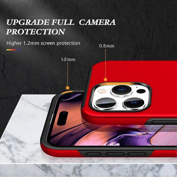 Telefondeksel med holder til iPhone 16 Pro Max