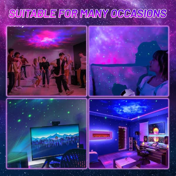 Star Projector, Astronaut Galaxy Projector, Kids Night Light with Nebula, 8 Modes, Remote Control.