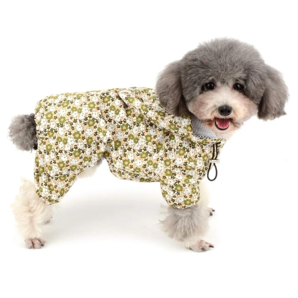 Vandtæt Poncho Hunde Regnfrakke til Hunde Regnfrakke Suit (XL)