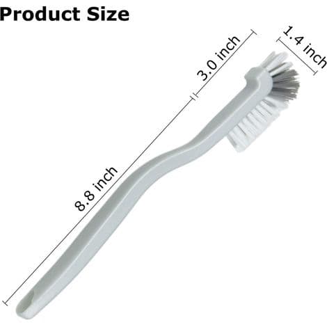 Kitchen brushes, corner brushes (for cleaning sinks and pan edges) and modified brushes with stiff bristles.