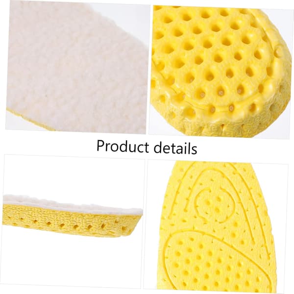 Warm insoles for winter Thickened lamb wool shoe inserts to keep feet cold