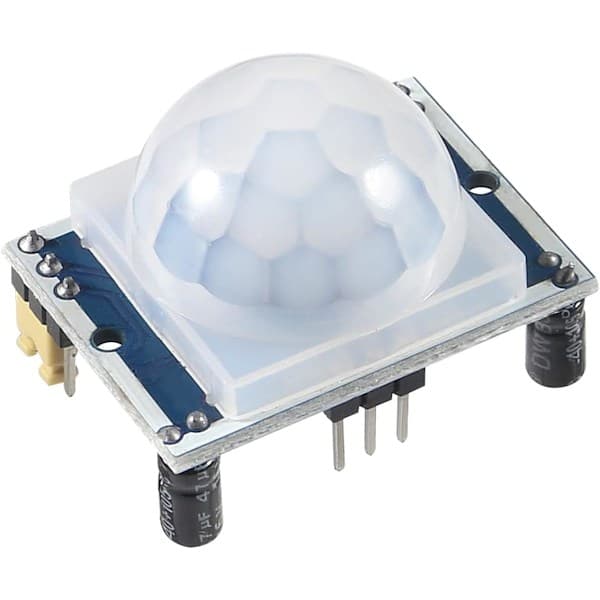 5st HC-SR501 PIR Infraröd Sensor IR Människokroppsrörelsemodul för Arduino för Raspberry Pi (Blå)