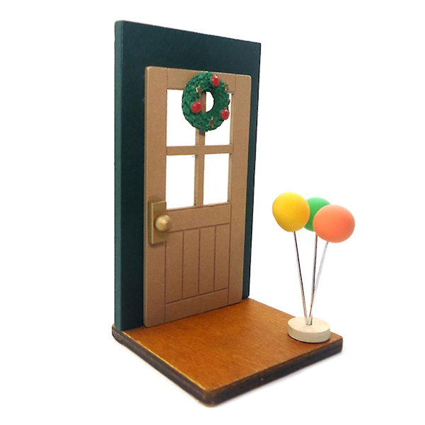 1:12 Nukenukketalon Ilmapallooviri Joulukoriste Miniatyyrinukketalon Kalusteet Tarvikkeet DIY-Skenaarioasettelu Mini Satu Puutarha Deko