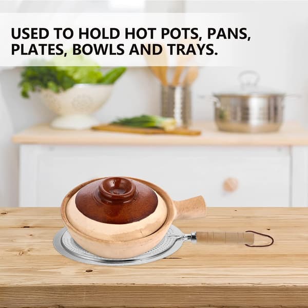 2-pack Heat Diffuser for Kitchen, Heat Damper, Flame Protection Plates, Stainless Steel