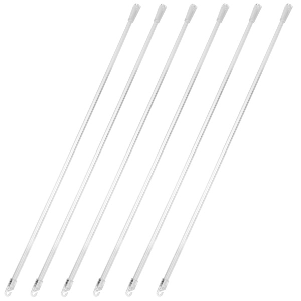 6 kpl Kotitalouden Kaihdin Sauva Pystysuuntainen Kaihdin Sauva Vaihto Ikkuna Kaihdin Tikku Kaihdin Tarvike Läpinäkyvä4 Transparent 48X1.5CM