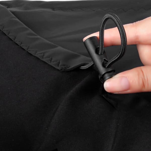 Motorcycle Cargo Net, Waterproof Elastic Polyester Net with 6 Hooks, for Most Motorcycles, Helmets and Luggage, 42 x 60 cm