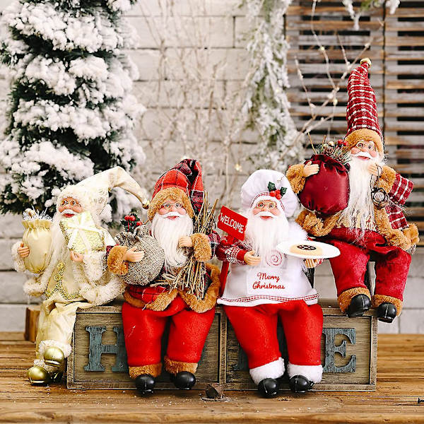 Juldekorationer Stående Tomte Dockor Prydnadsföremål Nya Tomte Dockor PrydnadsföremålA