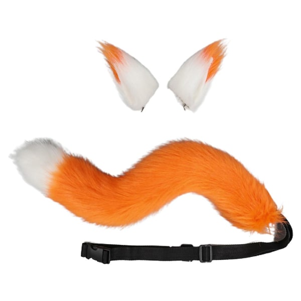 Täytetyt Eläimen Fox Ears Barrette Tail Suit Lolita Cosplay Anime Furry Päähineet