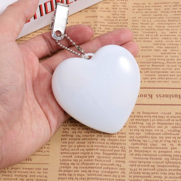 3 stk veskelys håndveske lys, sensor berøringsaktivert lys mini hjerteform nattlys håndveske veske lampe Beste gaver til kvinner Jenter Valentinsdag