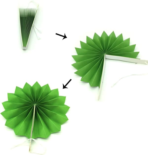 Papirpompomvifteball Honeycomb Romdekorasjon Bryllup Bursdag