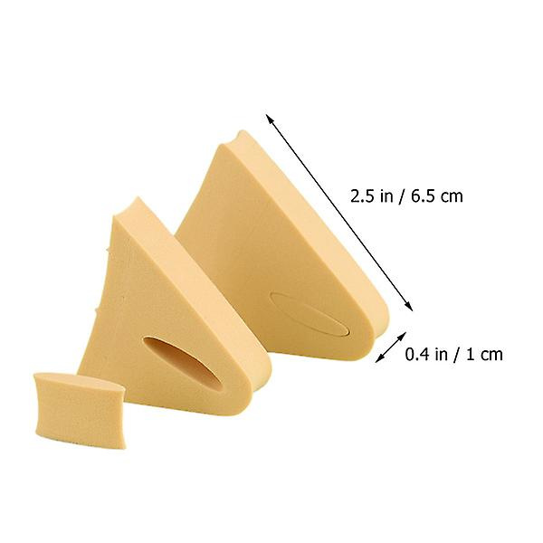 4 Par Skofyllare Tåutfyllnad Återanvändbara Tåinsatser Justerbara Skofyllare Blandade Färger 6,5x6,5cm