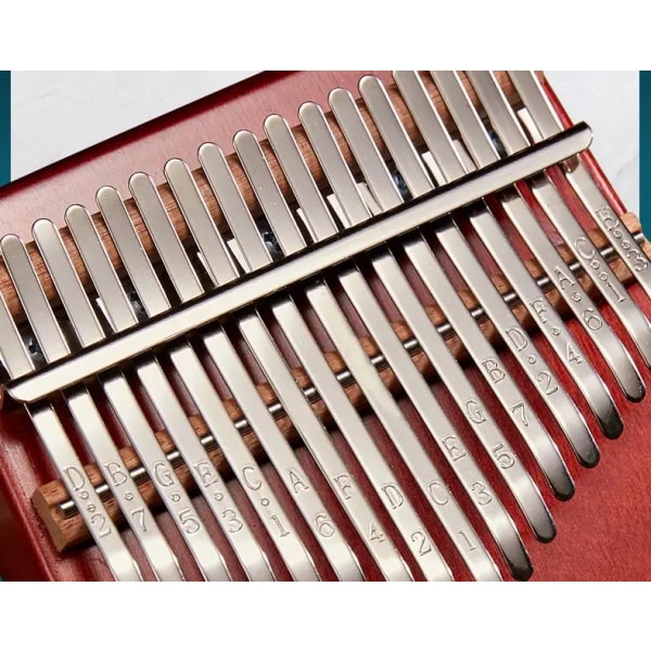 17 Keys Peukalo Piano Pieni Kannettava Finger Piano Lahjat aloittelijoille Musiikki-instrumentti (luonnollinen)