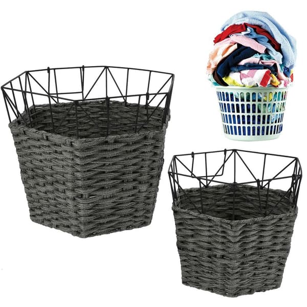 2-pack Laundry Baskets Storage Baskets for Home