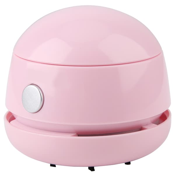 Mini Rechargeable Portable Desktop Vacuum Cleaner Dust Bin Cleaning Machine (Pink)