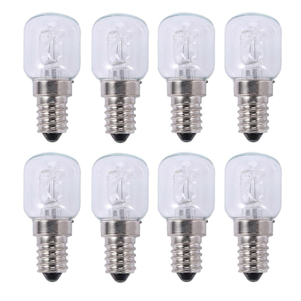 8X E14 High Temperature Lamp 500 Degrees 25W Halogen Bubble Oven Lamp E14 250V 25W Quartz Bulb