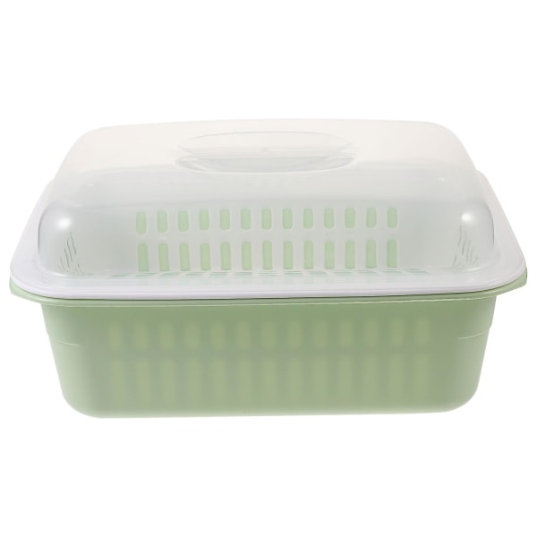Spædbarnsflaske Tørrestativ Køkkenudstyr Tørring Opbevaringsstativ Bestik Organizer Grøn 34.5x26x14cm