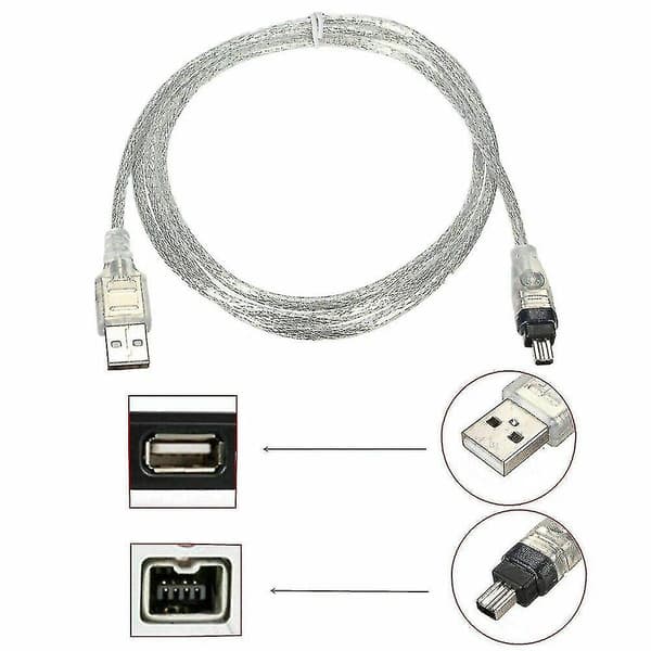 USB-datakabel til Mini DV MiniDV FireWire IEEE 1394 HDV-videokamera til redigering på PC
