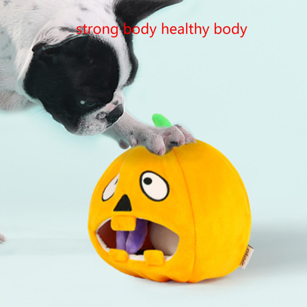 Hunde Pibetøj Halloween Interaktivt Fyldt Plys Tyggelegetøj Reducer Kedsomhed