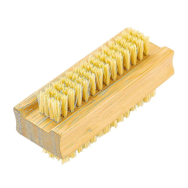 Bambu-borste Dubbelsidig Sisal Skrubbborste 2 stycken