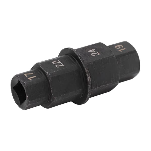 Motorcycle Front Rear Wheel Axle Hex Spindle Driver Socket Tool 17/19/22/24mm Chrome Vanadium Steel
