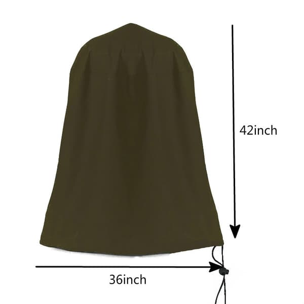 Dustproof and Waterproof Garden Fountain Cover, Durable with Lockable Drawstring for Winter Use-FM-