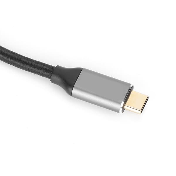 USB 3.1 Dobbel Hodet 100W USB C til USB Type C Hannkabel USBC PD 5A Hurtigladerledning 0,5m