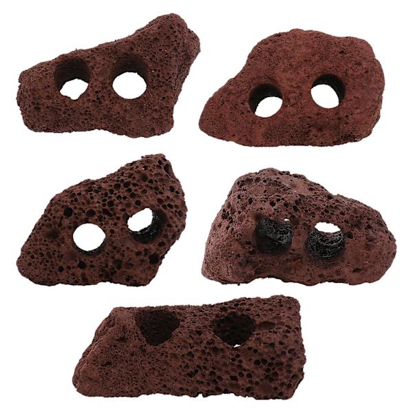 5 stk Kreative Vannplante Feste Ring Vulkaniske Steiner Ornament (Tilfeldig Farge)Tilfeldig Farge12x8cm