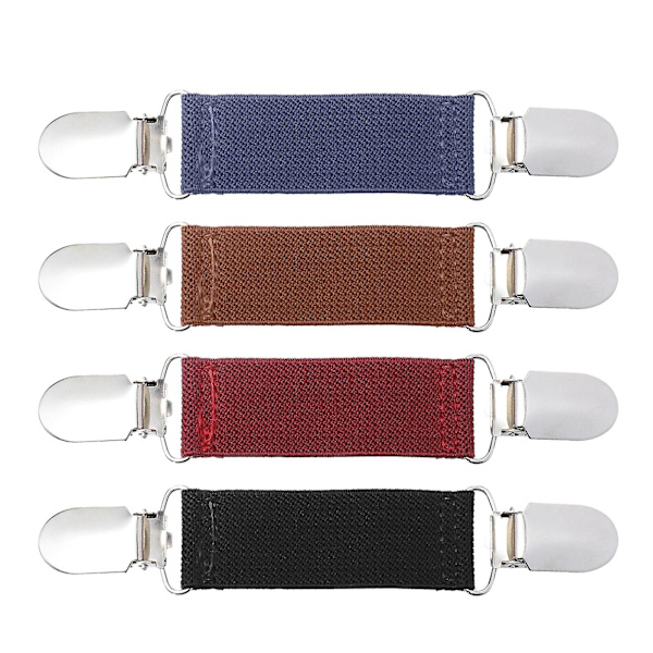 4 stk. Perle Brosche Trøje Klips Klud Broscher Pins Dressing Spænde Assorteret Farve 13x2.5cm