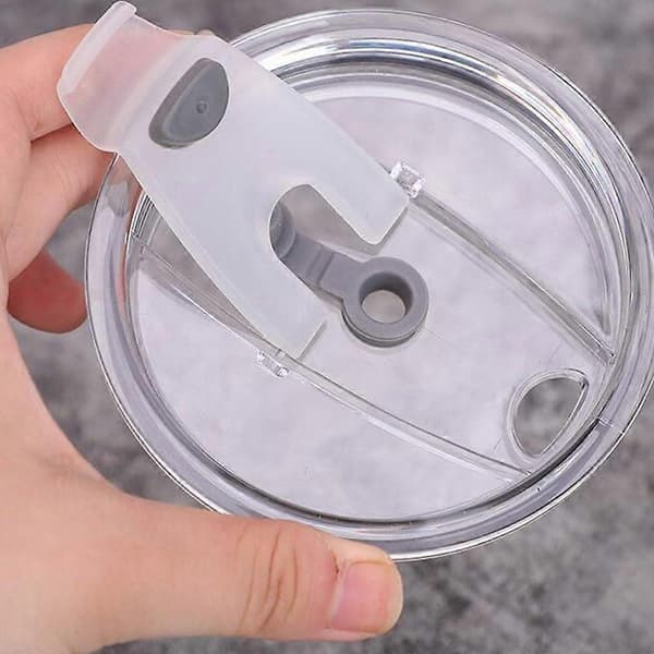 4 Pcs Classic Clear Flip Replacement Lids Eco-Friendly Tumbler Thermos Mug Replacement Roll Cover Replacement