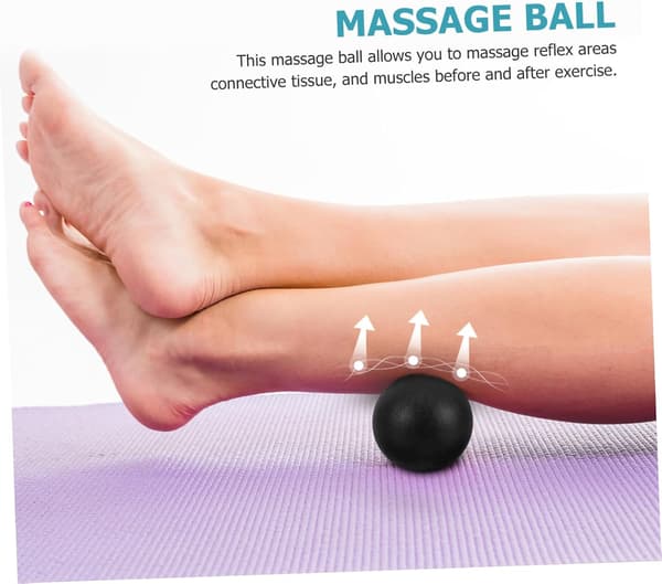 Massage Lacrosseboll Bärbar Myofascial Release Rollerboll Förvaringspåse