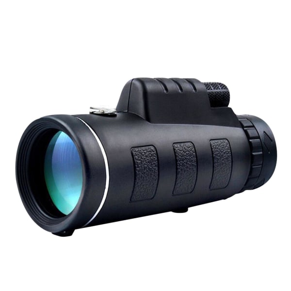 Telescope 40x60 Monocular Low Light Night Vision With Compass OutdoorBlack