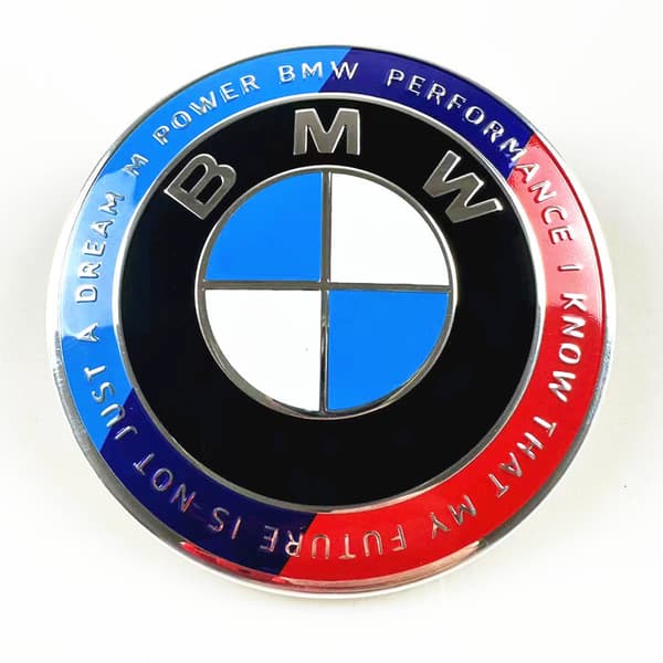 BM-W Emblem Motorhjelmslogo til KITH fælles 74mm KITH gemensamt 74mm