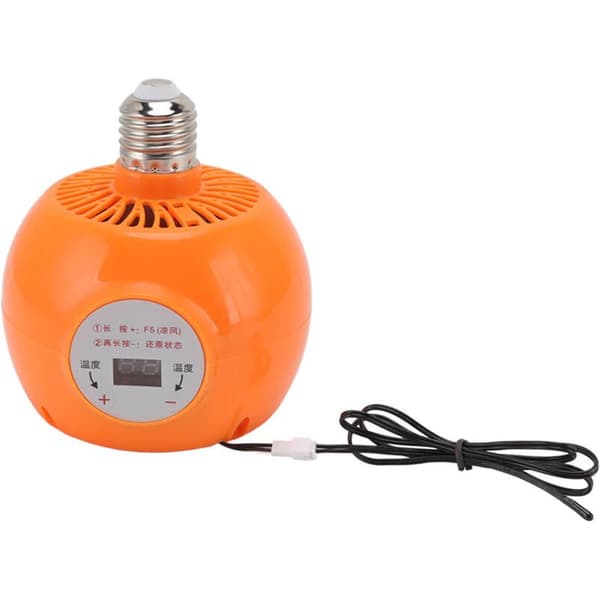 Jeffergarden E27 Heat Lamp with Constant Temperature and Automatic Adjustable Temperature, 150W, for Poultry (Rabbits, Chickens, Ducks).