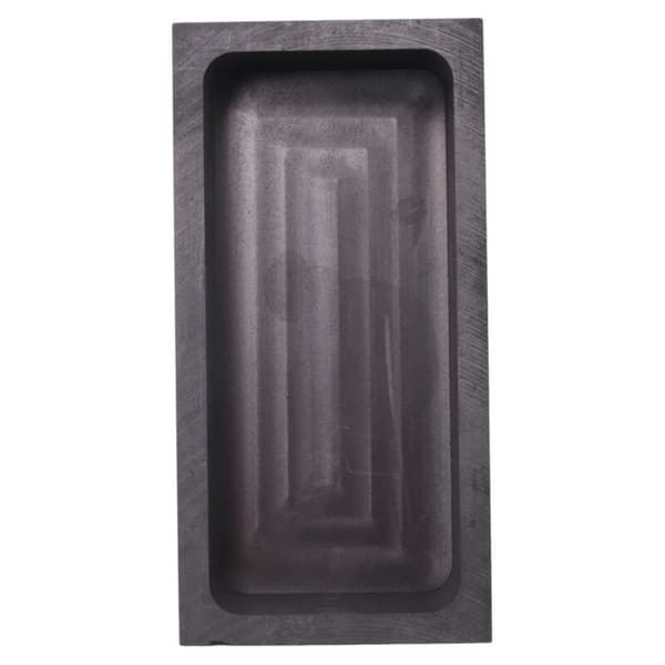 2 pcs 1 kg Graphite Ingot Molds for Melting, Casting and Refining Gold, Silver, Metal, Aluminum, Copper, Brass