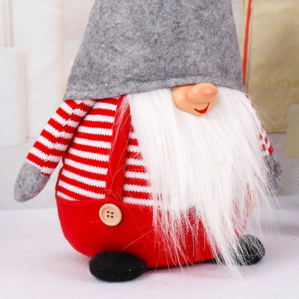 Håndlavet Svensk Nisse Plys Julemand Hjemmedekoration Sjov Plys Elf