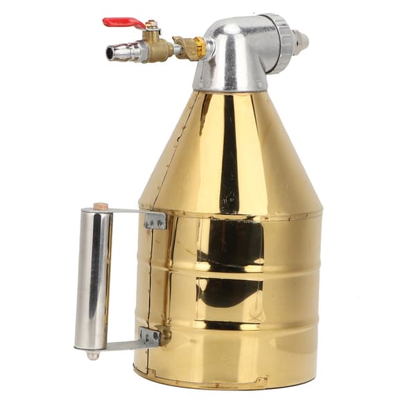 Copper Powder Paint Gun Gravity Feed Paint Sprayer with 2 Nozzles for Wall (Non-Adjustable)