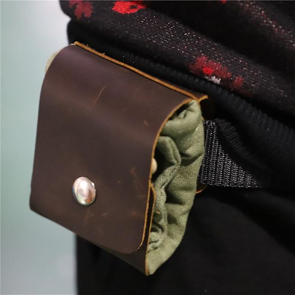 Utomhus bärbar foderpåse Bushcraft förvaringsväskor Canvas fruktplockningsbälten påse för camping vandring
