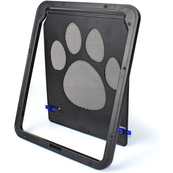 Magnetisk Mikrochip Kattlucka Låsbar Dörr För Katter Och Små Hundar Enkel Att Installera, 24 X 29 Cm