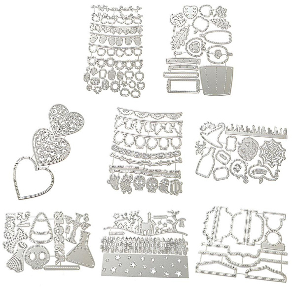 Julmönster Skärstencil Mall Stor Scrapbooking Prägling Mall 1948A