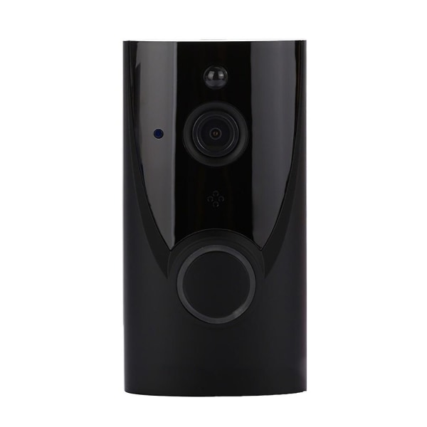 Home Wifi Smart Trådløs Sikkerhedsdørklokke Visuel Intercom Optagelse Video KitsSort Black