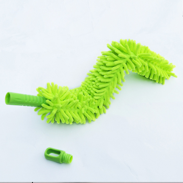 1 stk Rengøringstilbehør Fleksibelt Hoved Støvsuger Bilrengøringsartikler Mikrofiber Støvsuger Husholdningsrengøringsartikler Teleskop