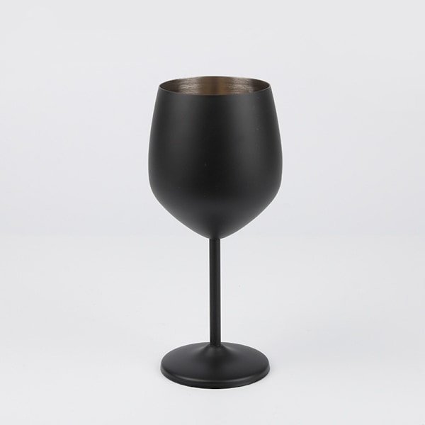 2 st (svart) Vittvinsglas Set. Elegant Stjälkvinglas Stjälkade Vinglas. Unika och Moderna Vinglas med Stjälk.