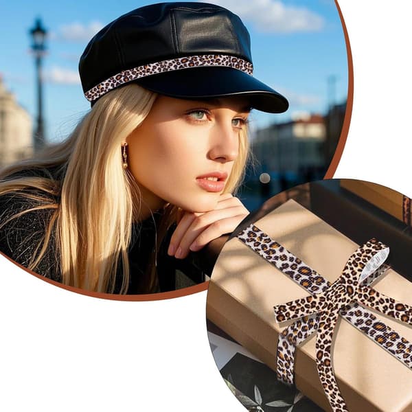 Leopard Print Ribbon Roll - Gift Wrapping - Decorative Ribbon - For DIY Wrapping (23m)
