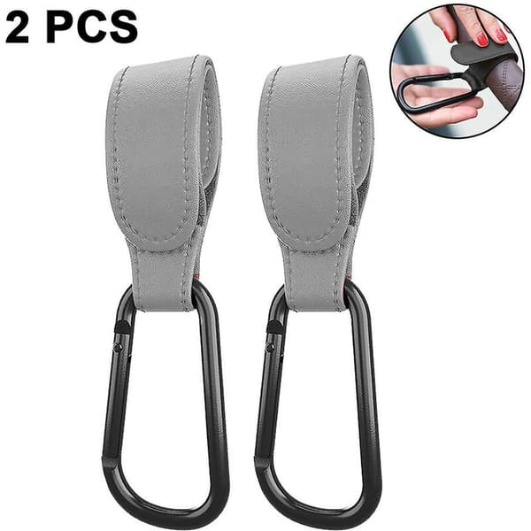 Stroller Hooks Strap, Clamp or Attach and a Long Bag to Your Stroller or Buggy