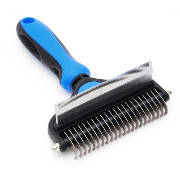 ANNTHOR Brush for Dogs and Cats, 2 in 1 Dog and Cat Comb, Pet Brushes, Grooming Tool Dog Brush Dead Hair, Knots and Tang