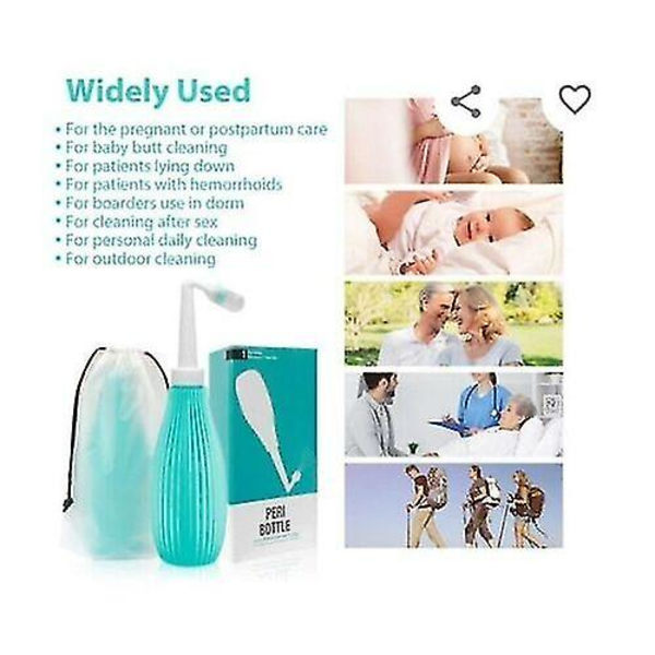 450ml Bärbar Resebidet Bärbar Bidet för Toalett Handhållen Efter Förlossning, Hygienvård Grön
