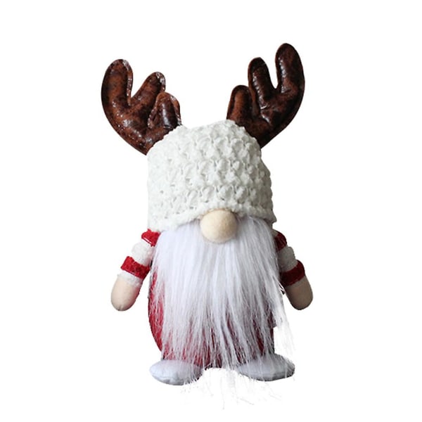 MaleChristmas antler hat dwarf gnome doll decoration cute cartoon dwarf elf home decoration Christmas celebration desktop decorationMale