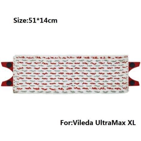 1 erstatningsmoppklut i mikrofiber for Vileda UltraMax XL våt- og tørrmopphode